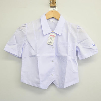 【中古】奈良県 三郷中学校 女子制服 3点（シャツ・スカート）sf027369