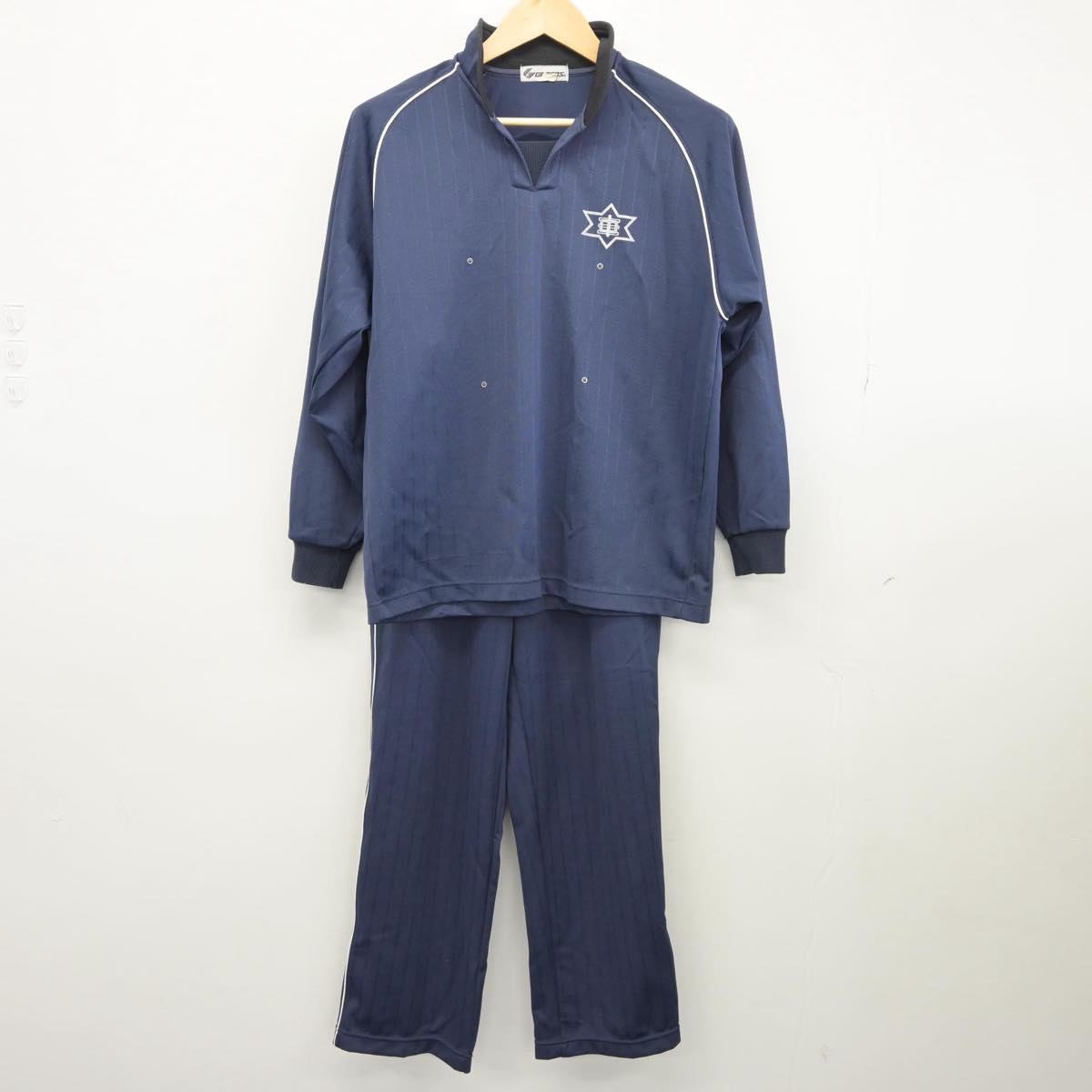 【中古】奈良県 三郷中学校 女子制服 2点（ジャージ 上・ジャージ 下）sf027374