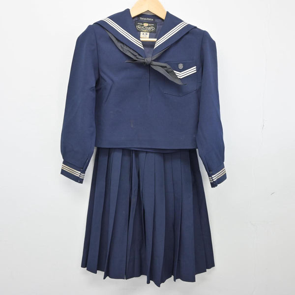 O400 (中古) 兵庫県 姫路工業高校 (旧制服) セーラー服 上下