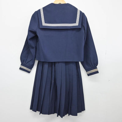 【中古】兵庫県 姫路別所高等学校 女子制服 4点（セーラー服・スカート）sf027375