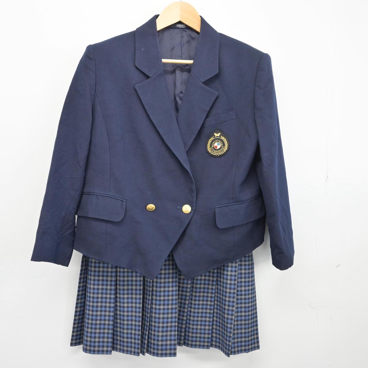 【中古】長崎県 九州文化学園高等学校 女子制服 3点（ブレザー・スカート）sf027377