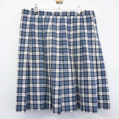 【中古】長崎県 九州文化学園高等学校 女子制服 3点（ニットベスト・スカート）sf027378