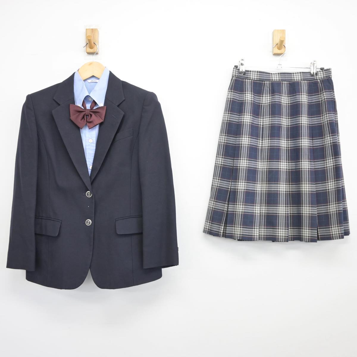 【中古】埼玉県 県陽高等学校 女子制服 4点（ブレザー・シャツ・スカート）sf027382