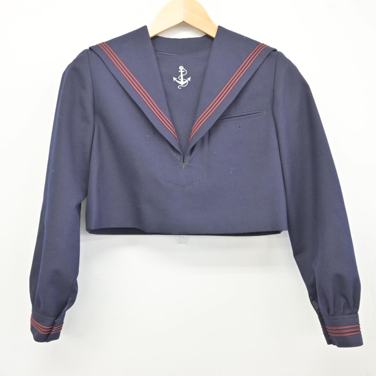 【中古】福岡県 福岡女学院中学校 女子制服 1点（セーラー服）sf027388