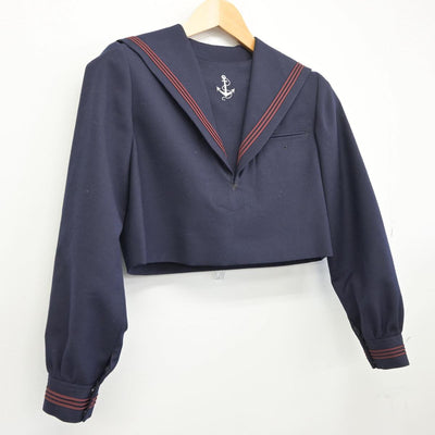 【中古】福岡県 福岡女学院中学校 女子制服 1点（セーラー服）sf027388