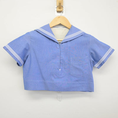 【中古】福岡県 福岡女学院中学校 女子制服 2点（セーラー服・ジャンパースカート）sf027390