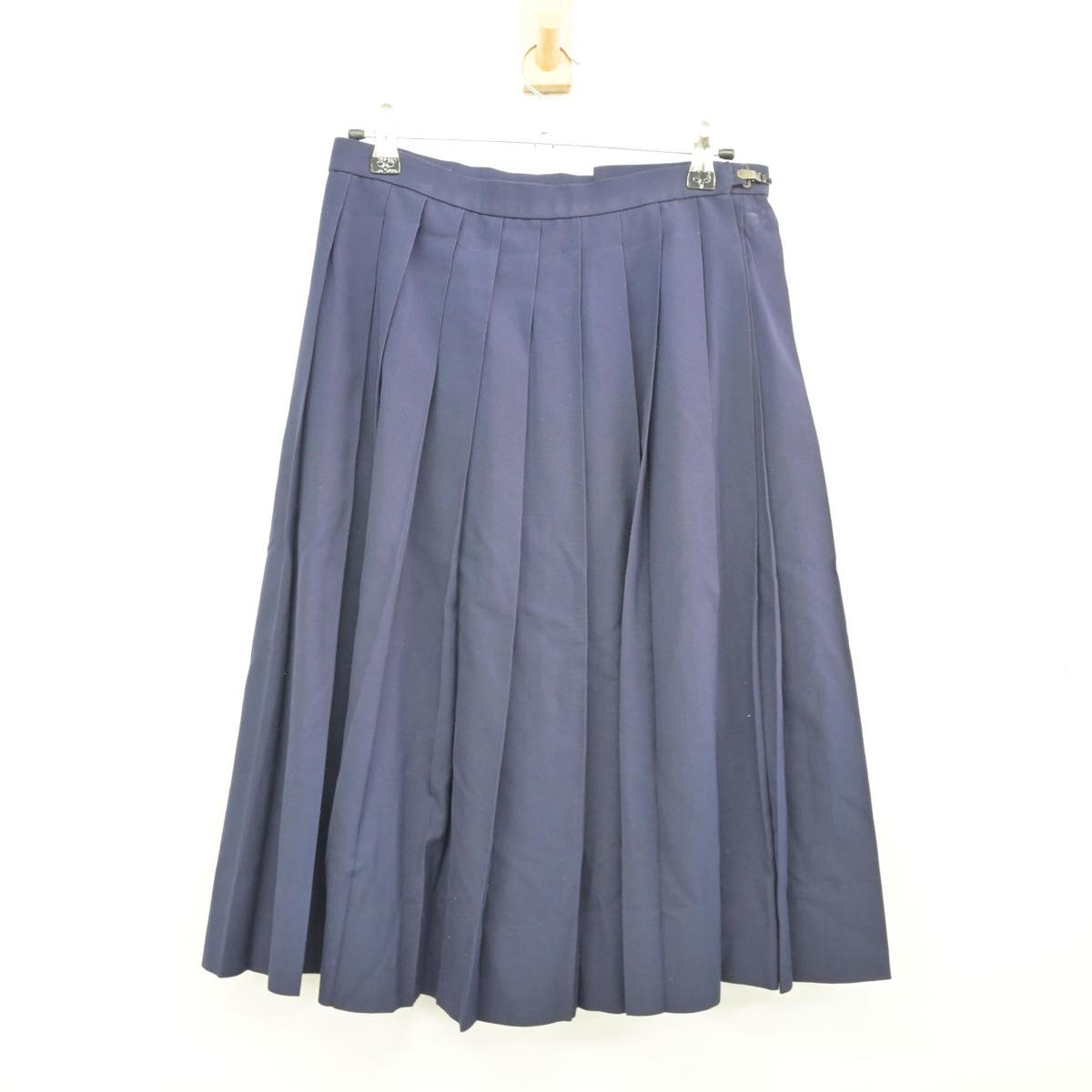 【中古】佐賀県 武雄中学校 女子制服 3点（ベスト・シャツ・スカート）sf027401