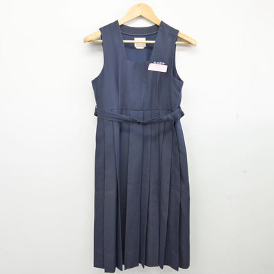 【中古】福岡県 春日野中学校 女子制服 3点（セーラー服・ジャンパースカート）sf027407