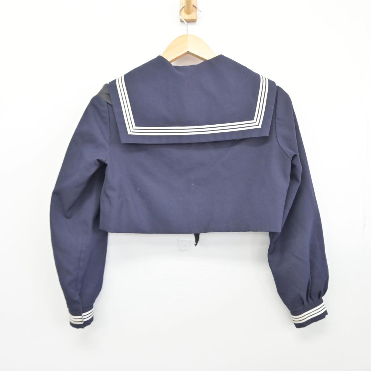 【中古】鹿児島県 出水中学校 女子制服 2点（セーラー服）sf027411