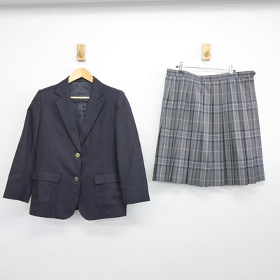 【中古】東京都 有明中学校 女子制服 3点（ブレザー・スカート）sf027413