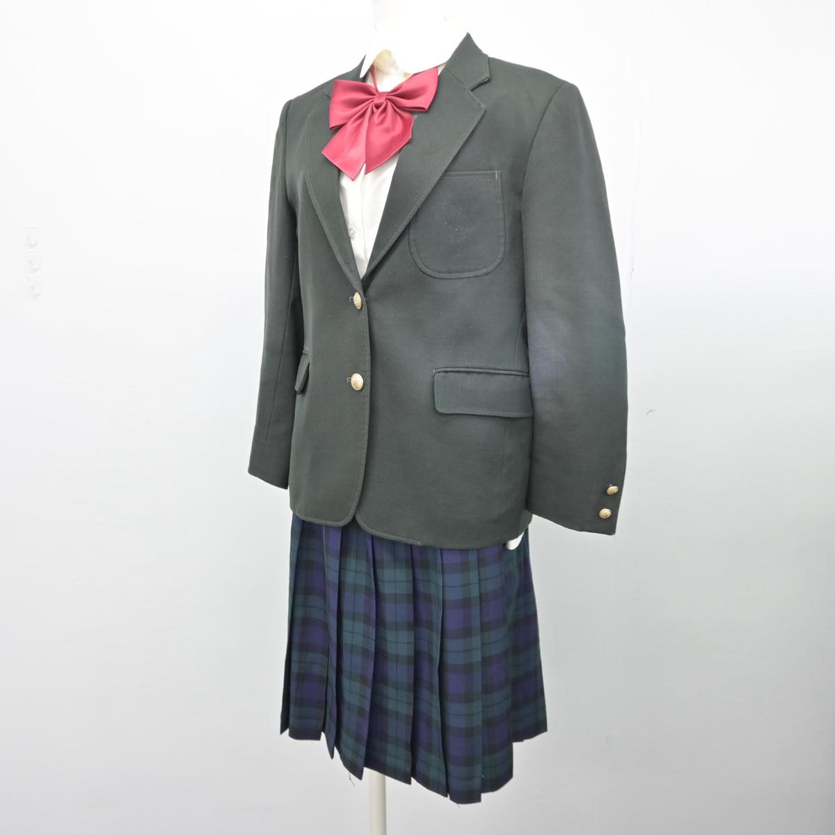 【中古】宮城県 仙台育英学園高等学校 女子制服 4点（ブレザー・シャツ・スカート）sf027415