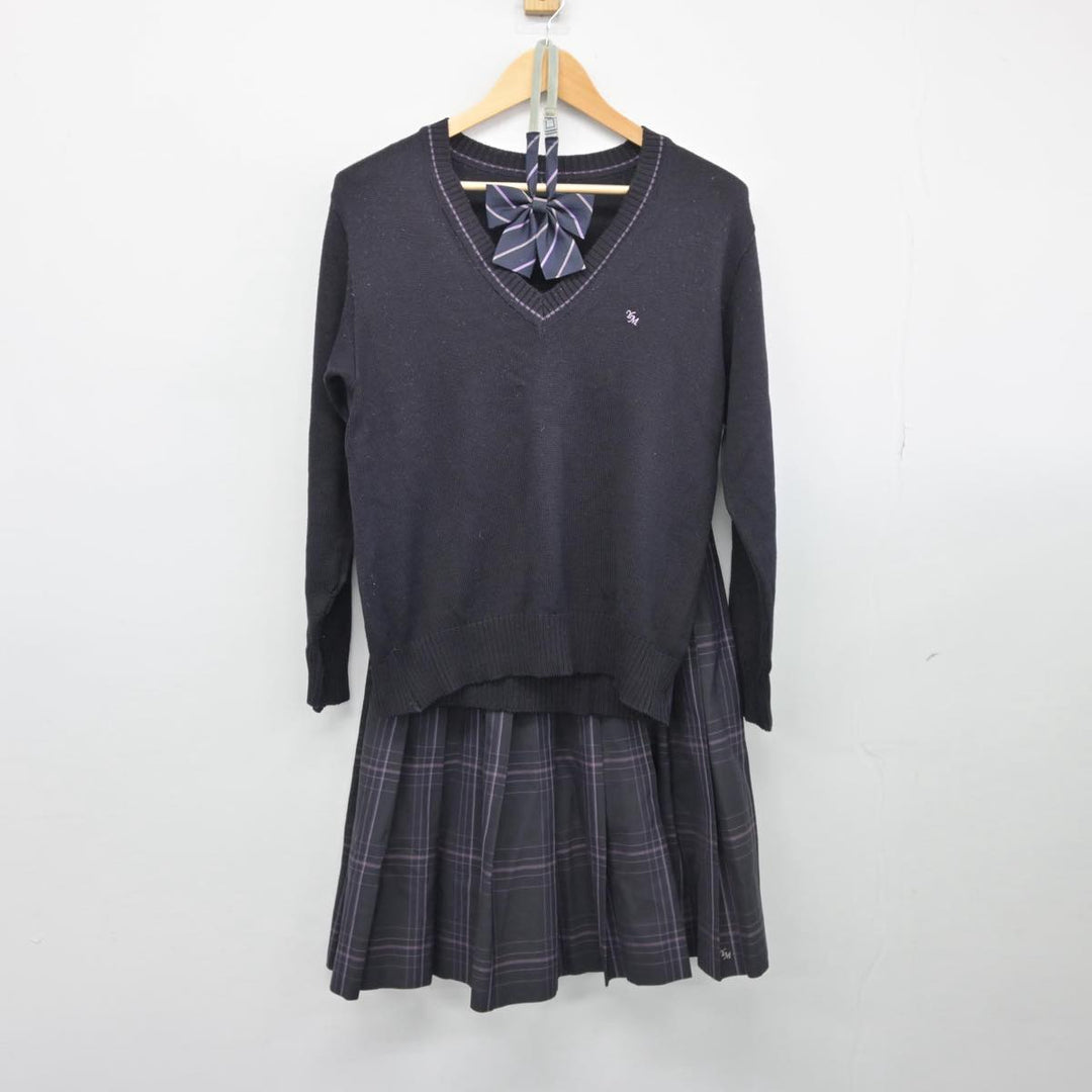 【中古制服】埼玉県 吉川美南高等学校 女子制服 4点（ニット・スカート・スカート）sf027417【リサイクル学生服】 | 中古制服通販パレイド