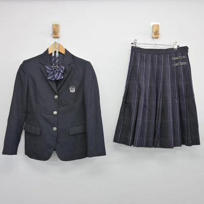 【中古】埼玉県 吉川美南高等学校 女子制服 3点（ブレザー・スカート）sf027418