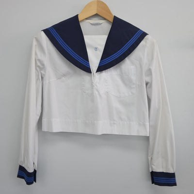 【中古】熊本県 東稜高等学校 女子制服 2点（セーラー服・スカート）sf027428