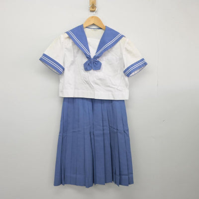 【中古】熊本県 東稜高等学校 女子制服 3点（セーラー服・スカート）sf027429