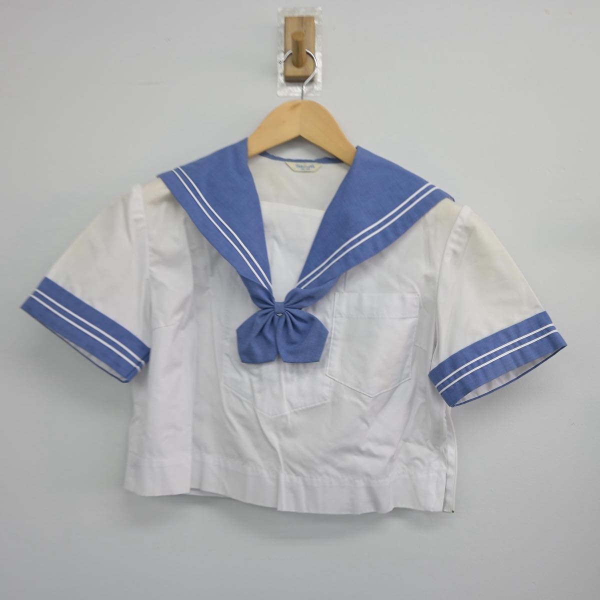 【中古】熊本県 東稜高等学校 女子制服 3点（セーラー服・スカート）sf027429