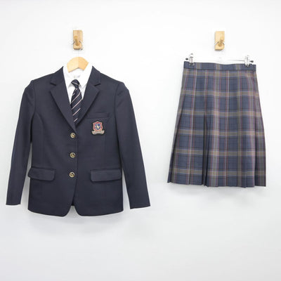 【中古】北海道 北斗高等学校 女子制服 4点（ブレザー・シャツ・スカート）sf027434