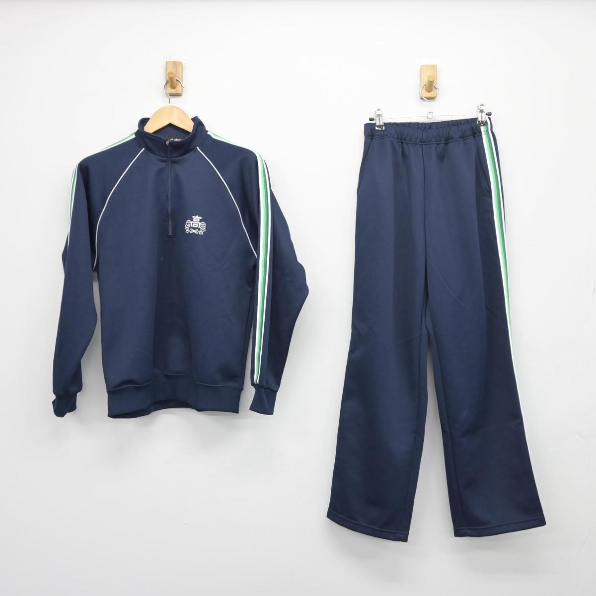 【中古】岐阜県 関商工高等学校 女子制服 2点（ジャージ 上・ジャージ 下）sf027443