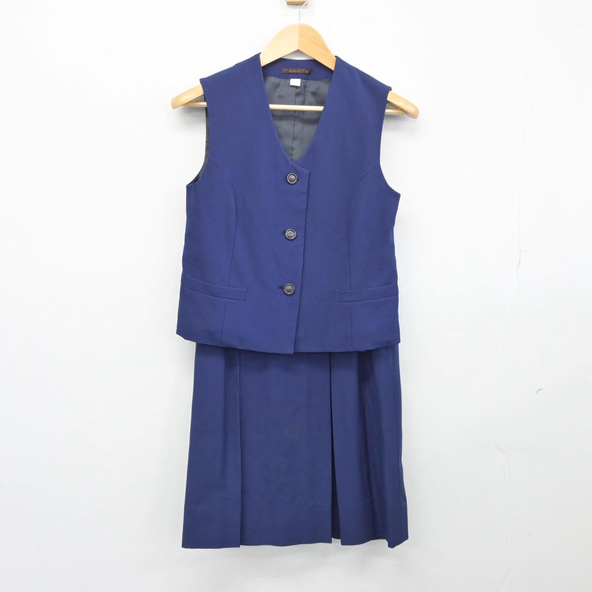 【中古】兵庫県 西宮北高等学校 女子制服 3点（ブレザー・ベスト・スカート）sf027472