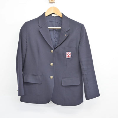 【中古】大阪府 桃山学院高等学校 女子制服 2点（ブレザー・スカート）sf027483