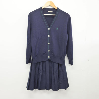 【中古】石川県 野田中学校/旧モデル 女子制服 2点（ニット・スカート）sf027492