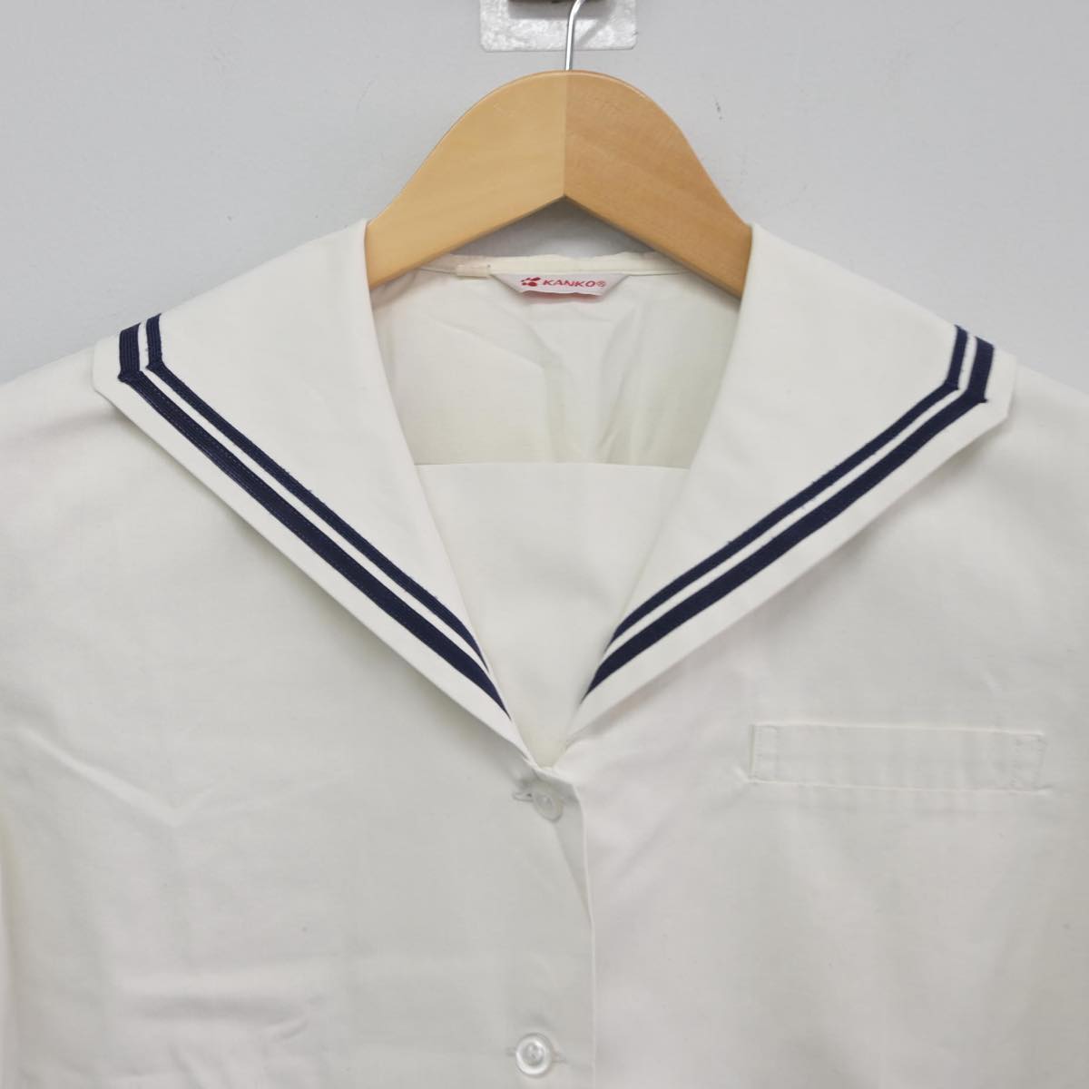 【中古】佐賀県 鹿島高等学校 女子制服 1点（セーラー服）sf027496