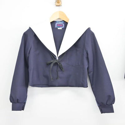 【中古】愛知県 瑞陵高等学校 女子制服 3点（セーラー服・スカート）sf027504