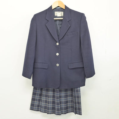 【中古】静岡県 静岡サレジオ 女子制服 2点（ブレザー・スカート）sf027510