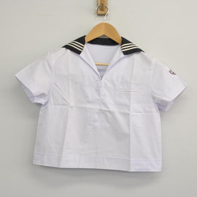 【中古】静岡県 静岡英和女学院 女子制服 2点（セーラー服・シャツ）sf027514