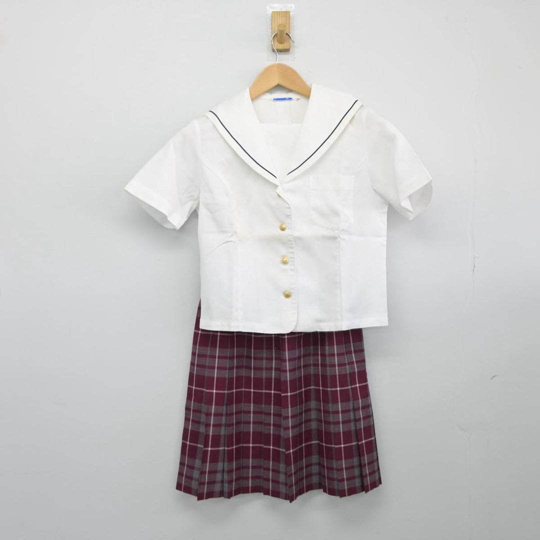 【中古制服】静岡県 静岡サレジオ高等学校 女子制服 2点（セーラー服・スカート）sf027519【リサイクル学生服】 | 中古制服通販パレイド