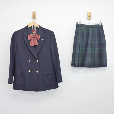 【中古】北海道 私立札幌第一高等学校 女子制服 4点（ブレザー・ベスト・スカート）sf027523