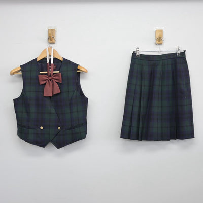 【中古】北海道 私立札幌第一高等学校 女子制服 4点（ブレザー・ベスト・スカート）sf027523