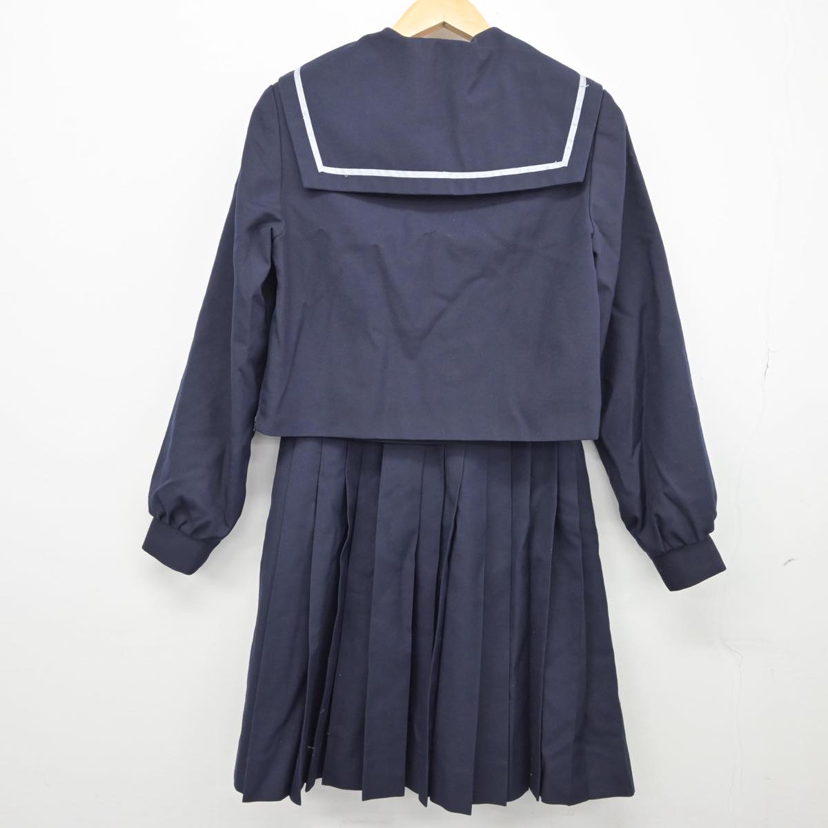 【中古】愛知県 知立高等学校 女子制服 3点（セーラー服・スカート）sf027531