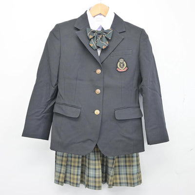 【中古】東京都 東洋高等学校 女子制服 5点（ブレザー・シャツ・ニット・スカート）sf027545