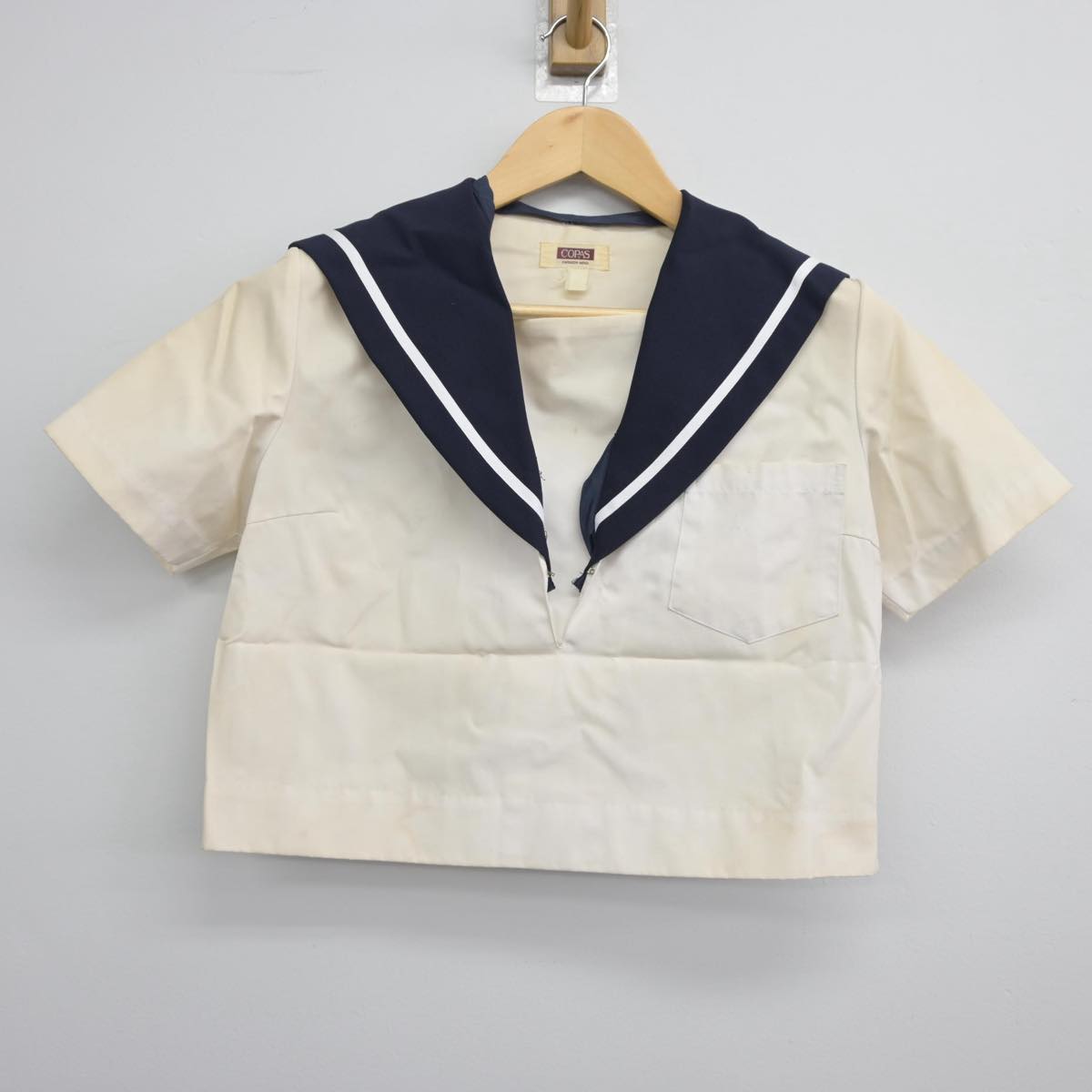 【中古】愛知県 大森中学校 女子制服 2点（セーラー服・セーラー服）sf027548