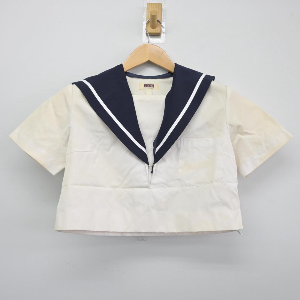 【中古】愛知県 大森中学校 女子制服 2点（セーラー服・セーラー服）sf027548