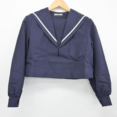 【中古】愛知県 大森中学校 女子制服 1点（セーラー服）sf027550