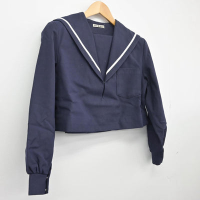 【中古】愛知県 大森中学校 女子制服 1点（セーラー服）sf027550