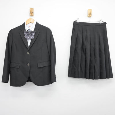 【中古】大阪府 枚方高等学校 女子制服 6点（ブレザー・シャツ・スカート）sf027551