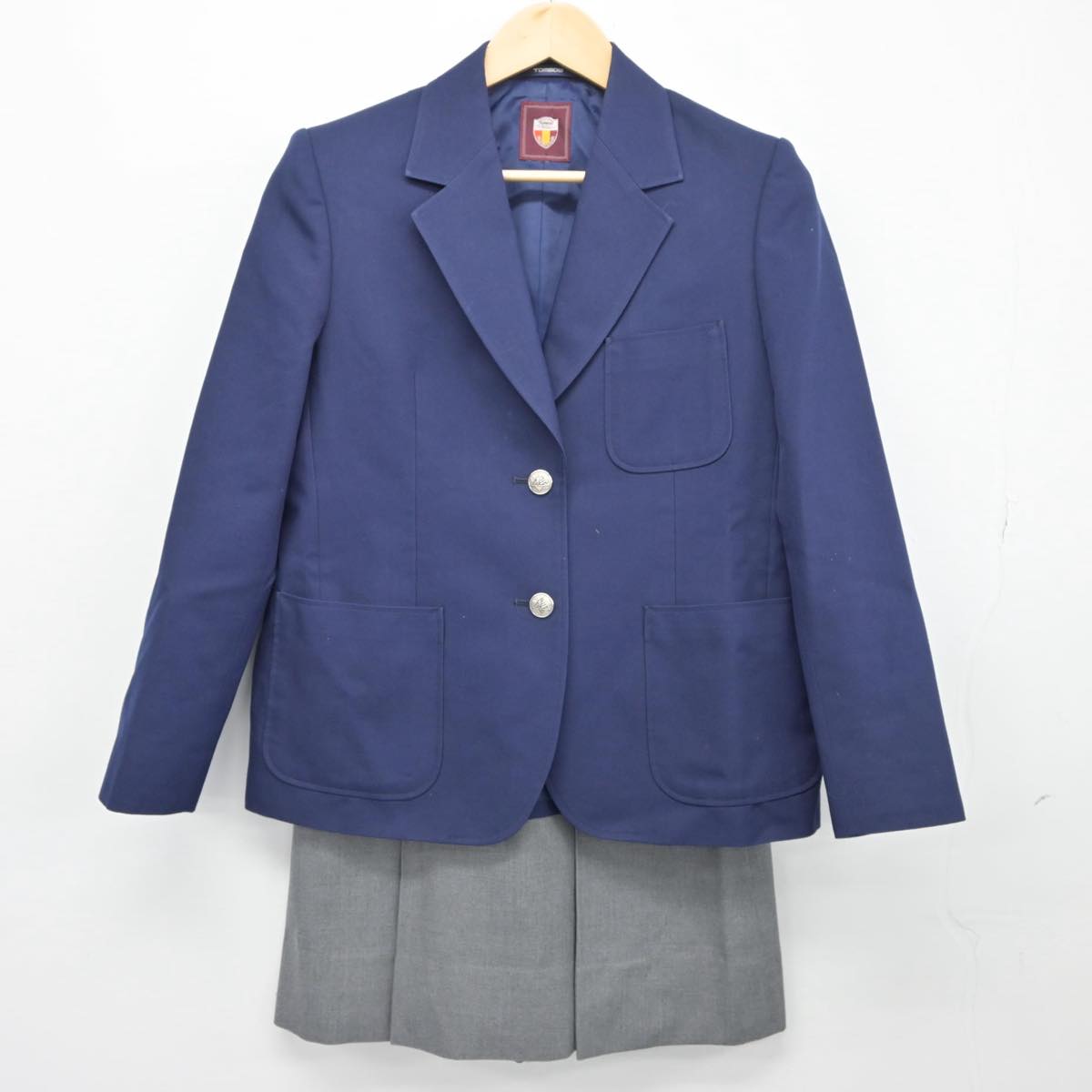 【中古】大阪府 杉中学校 女子制服 2点（ブレザー・スカート）sf027560