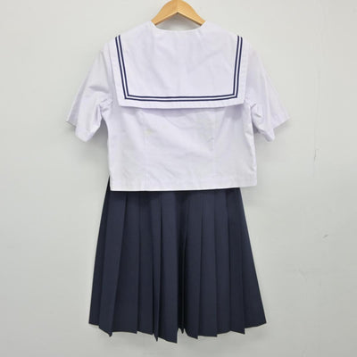 【中古】長野県 鼎中学校 女子制服 3点（セーラー服・スカート）sf027567