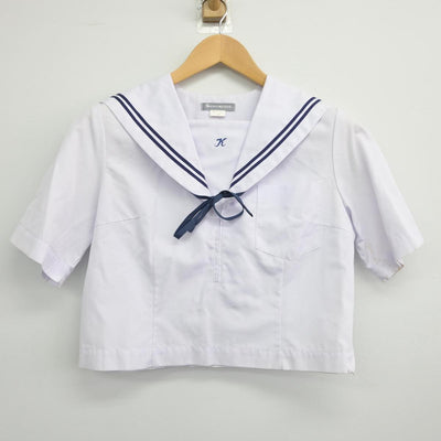 【中古】長野県 鼎中学校 女子制服 3点（セーラー服・スカート）sf027567