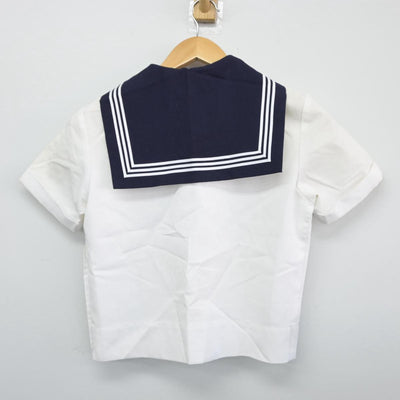 【中古】東京都 実践女子学園中学校 女子制服 3点（セーラー服）sf027576