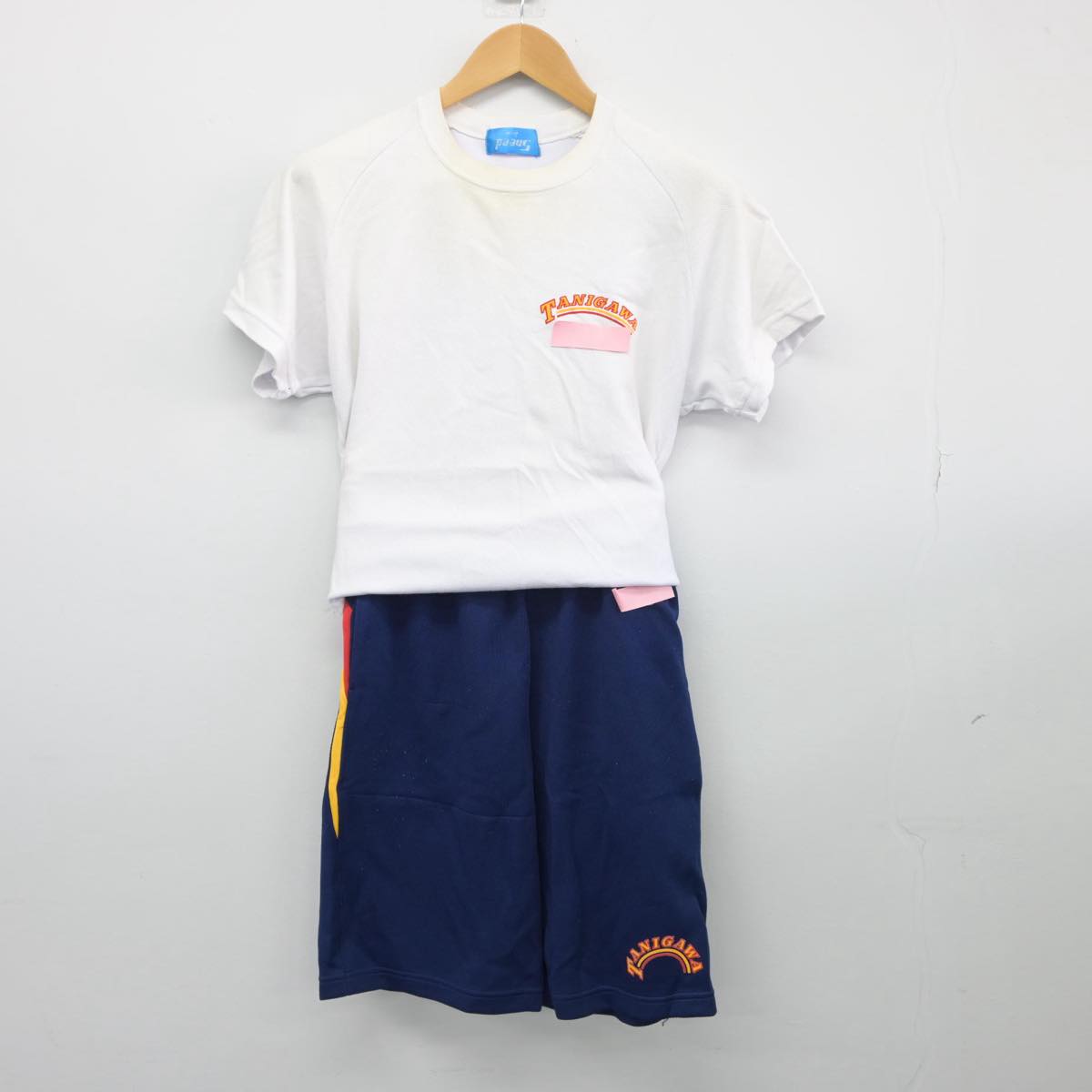 【中古】大阪府 谷川中学校 女子制服 2点（体操服 上・体操服 下）sf027589