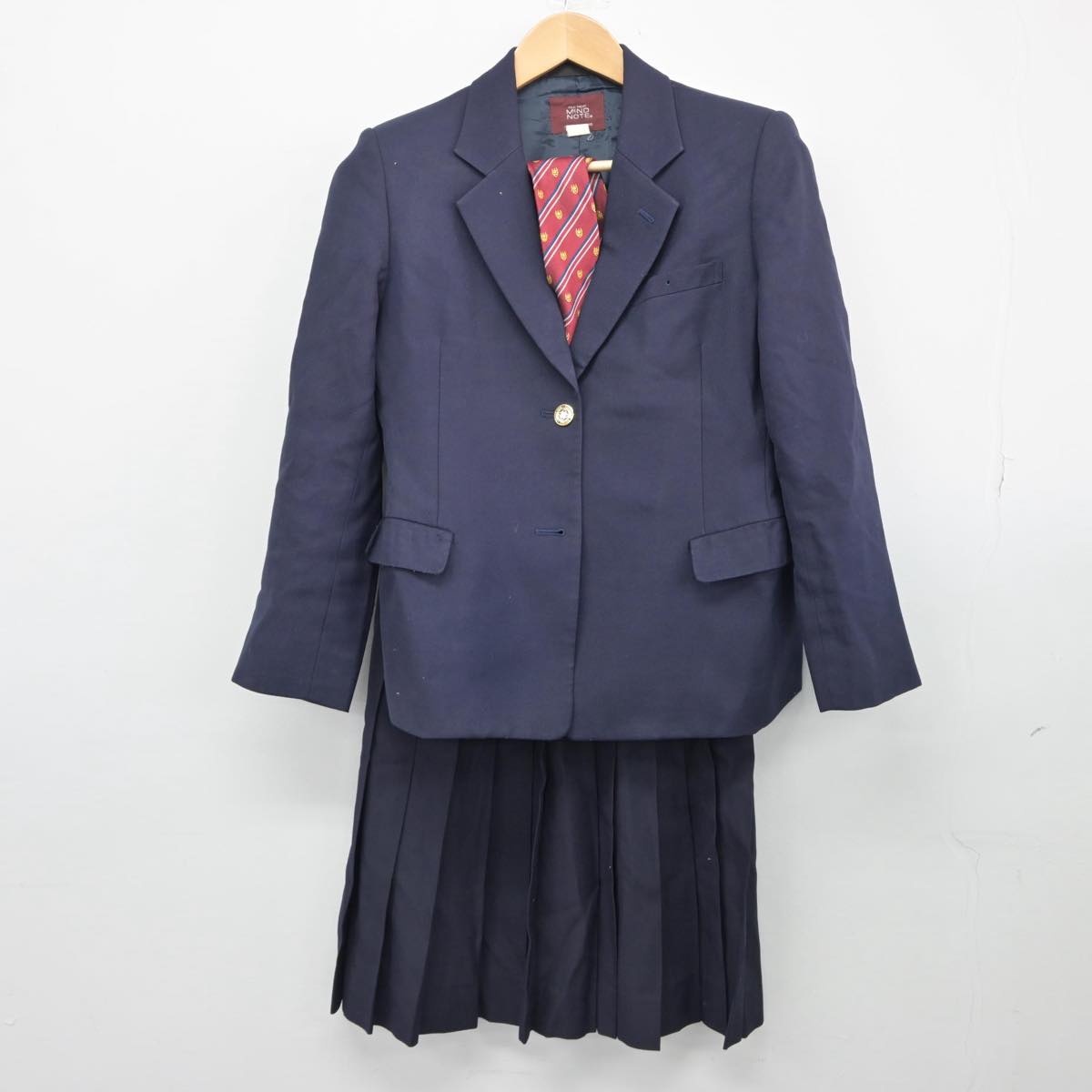 【中古】千葉県 船橋二和高等学校 女子制服 3点（ブレザー・スカート）sf027591