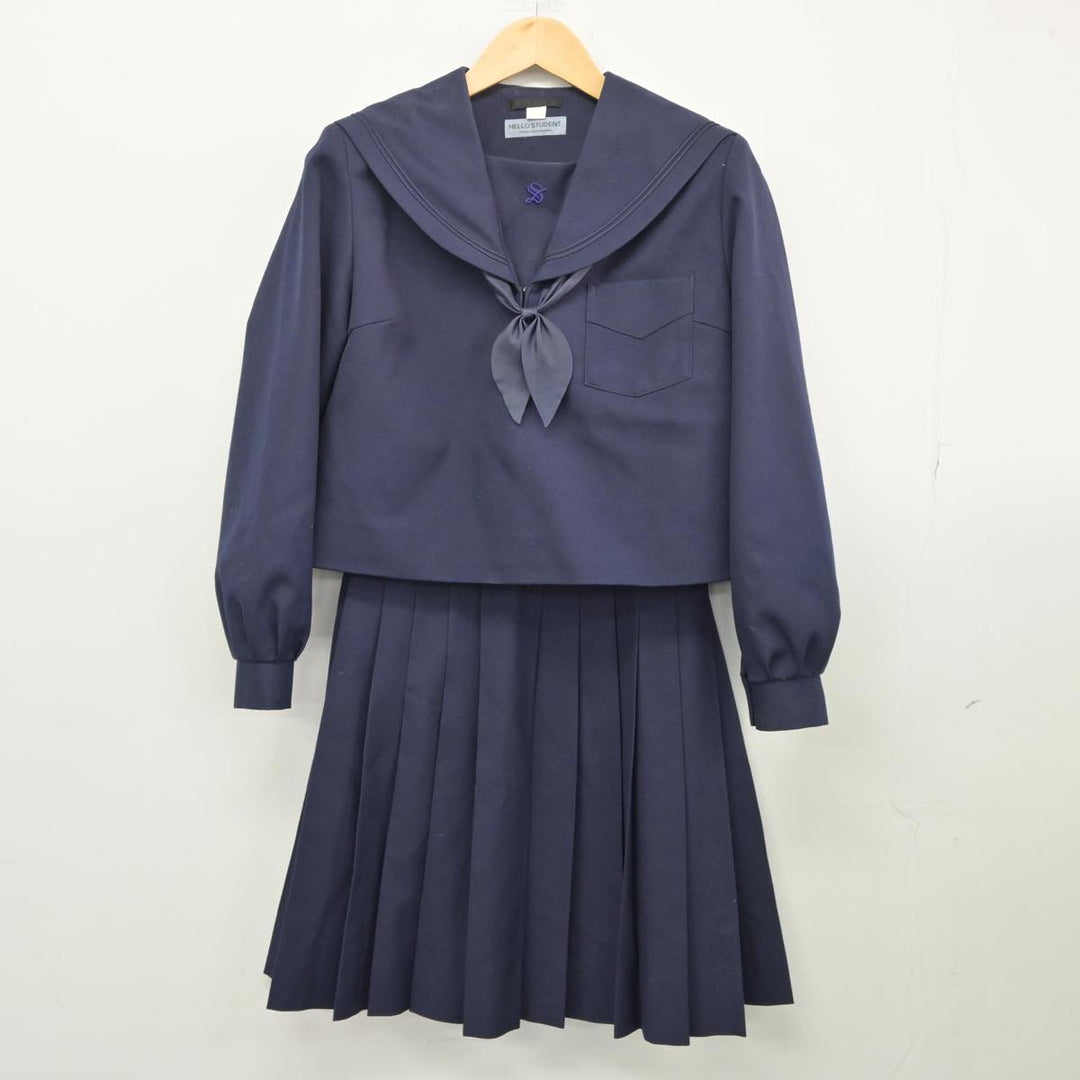 【中古制服】大阪府 泉南中学校 女子制服 3点（セーラー服・スカート）sf027600【リサイクル学生服】 | 中古制服通販パレイド