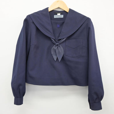 【中古】大阪府 泉南中学校 女子制服 3点（セーラー服・スカート）sf027600