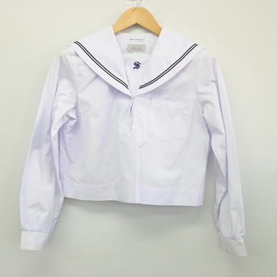 【中古】大阪府 泉南中学校 女子制服 2点（セーラー服・スカート）sf027601