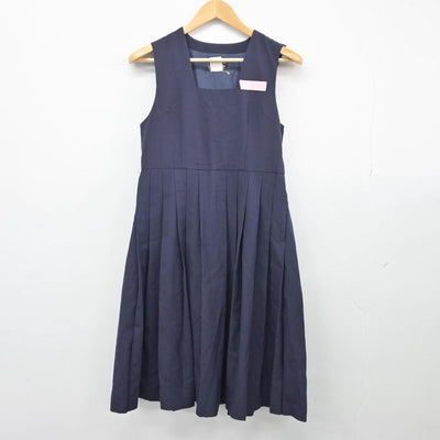 【中古】宮崎県 岡富中学校 女子制服 2点（セーラー服・ジャンパースカート）sf027605