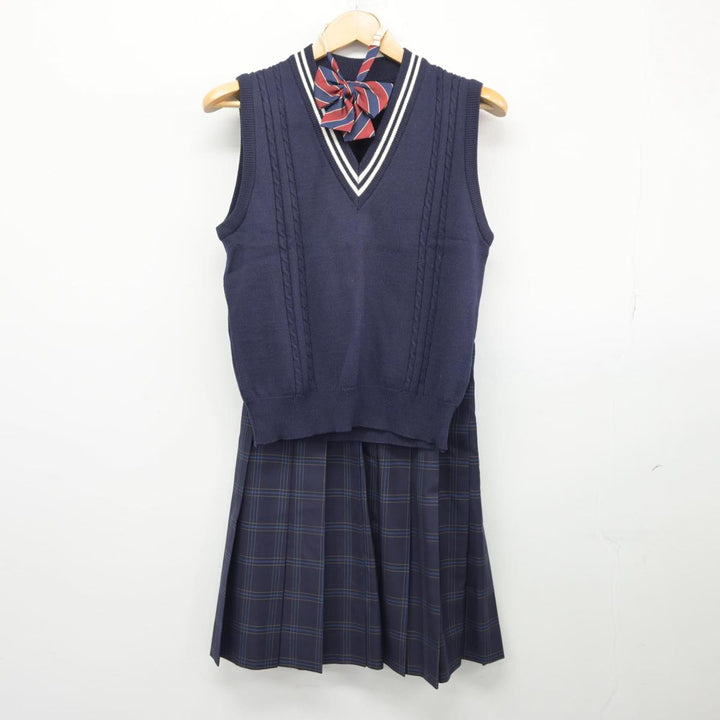 【中古制服】北海道 札幌東商業高等学校 女子制服 4点（ブレザー・ニットベスト・スカート）sf027608【リサイクル学生服】 | 中古制服通販パレイド